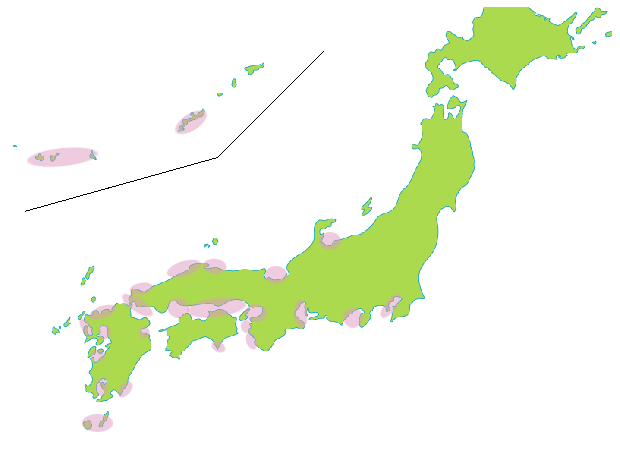 散骨マップ／大阪湾・瀬戸内海・伊勢志摩・その他全国エリア／大阪・堺・神戸・西宮・その他各地より出航